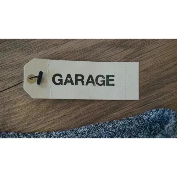 NWT Garage Long Sleeve One Shoulder Salt & Pepper - Size P/S - Picture 5 of 12